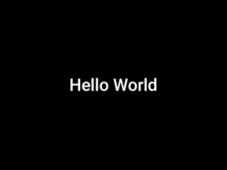 Hello World thumbnail