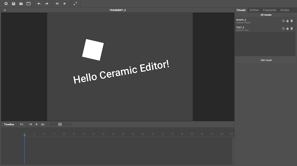 Ceramic Editor experiment